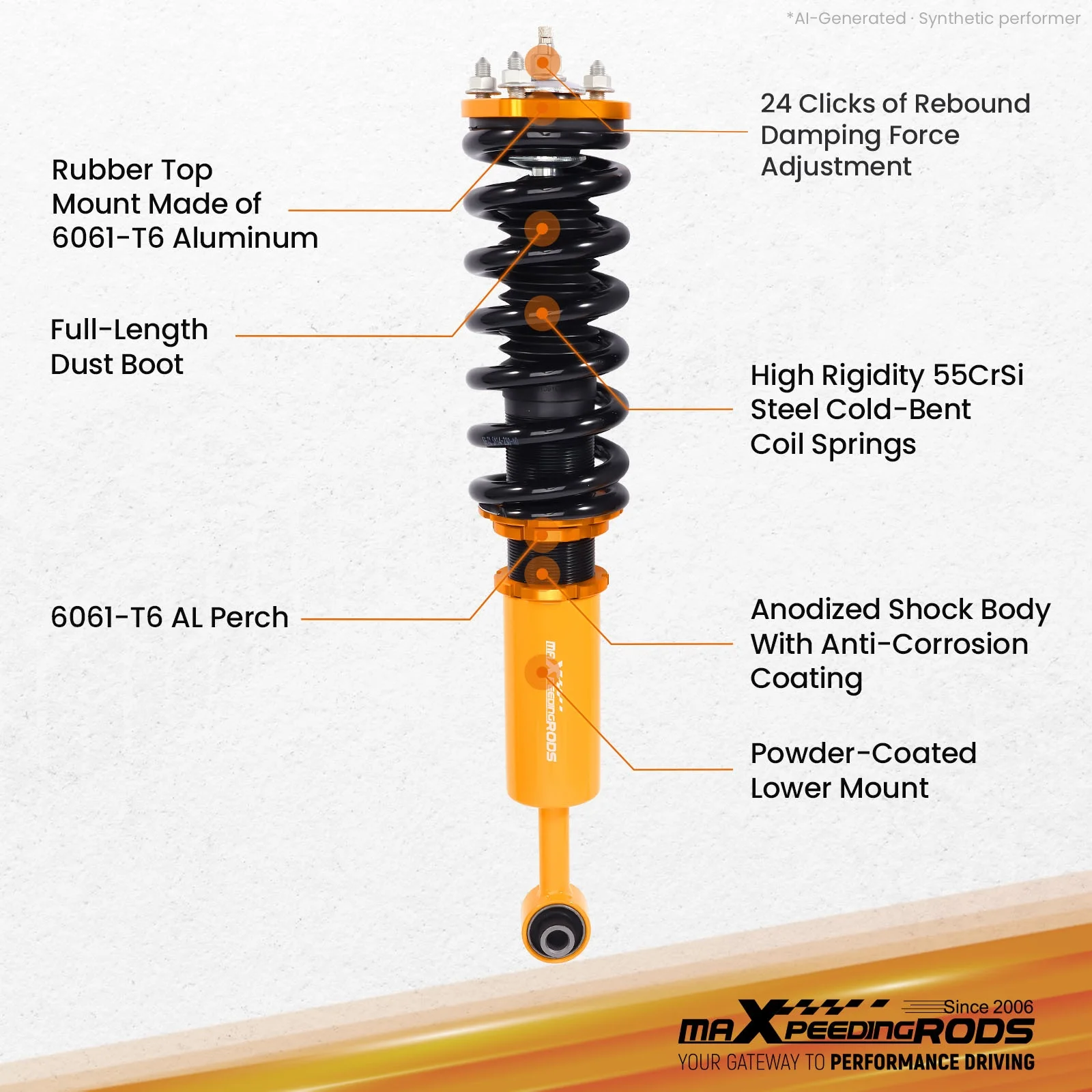 Shock Spring Strut Coilover For LEXUS IS300 Toyota ALTEZZA 2001-2005 Coil Struts