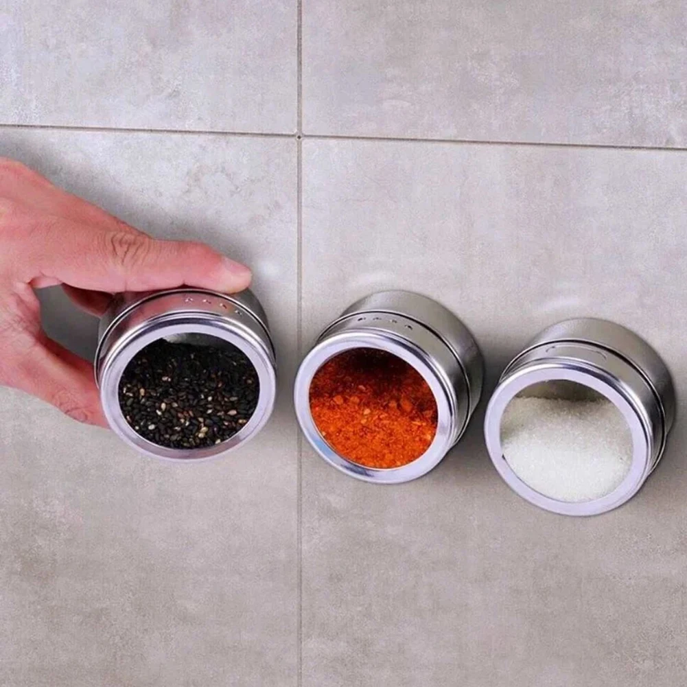

Kitchen Condiment Spice Container Space Saving Multifunctional Spice Jars For Restaurant Kitchen