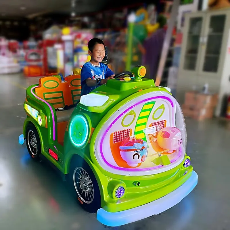 New children's trade amusement park charging bumper car Children or adults aged 8-13 take a 24v car for driving simulation