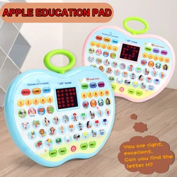 Kids Tablet Toddler Learning Pad with LED Screen Teach Alphabet Numbers Word Music Math Development Interactive Electronic Toy