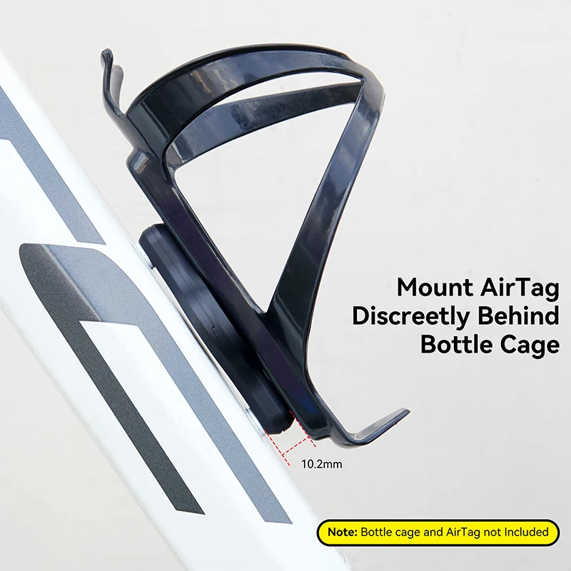 ل أبل AirTag حافظة دراجة جبل محدد دراجة جبل حامل حماية ل الهواء علامة المقتفي يغطي مقاوم للماء زجاجة قفص