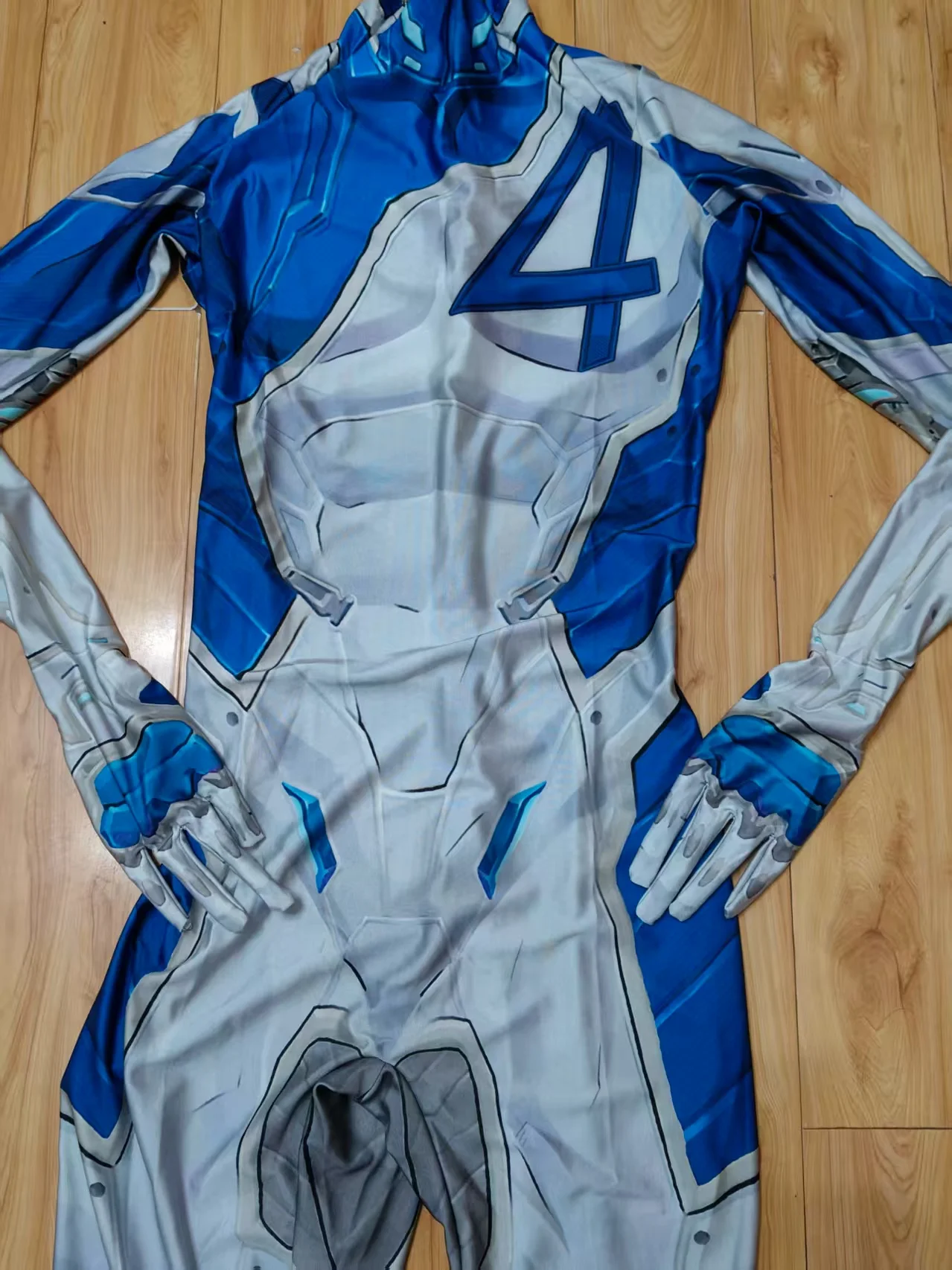 Mr Fantastic Marvel Rivals PS5 Cosplay NEW GAME Superhero Spandex Zentai Bodysuit Outfits Mr Fantastic Halloween Costume Adult