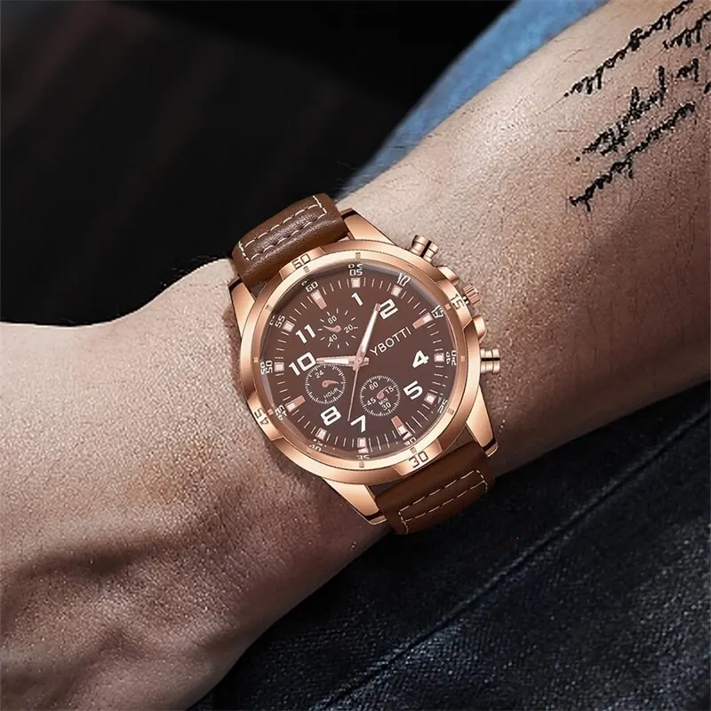 Mens Watches Top Brand Luxury Fashion Casual Business Quartz Watch Waterproof Wristwatch Hodinky Relogio Masculino