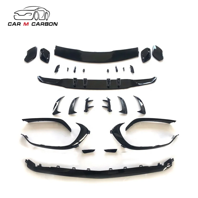 2019-2023y W177 A45 W118 CLA45 car front bumper beard splitters auto parts exteriors accessories for mercedes benz A CLA Class