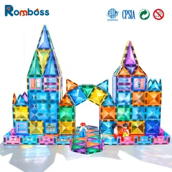 Romboss 7.5cm Square Creative Magnetic Building Blocks Toys for Kids ABS Plastic Enlightenment Educational Puzzle Magnetic Toys