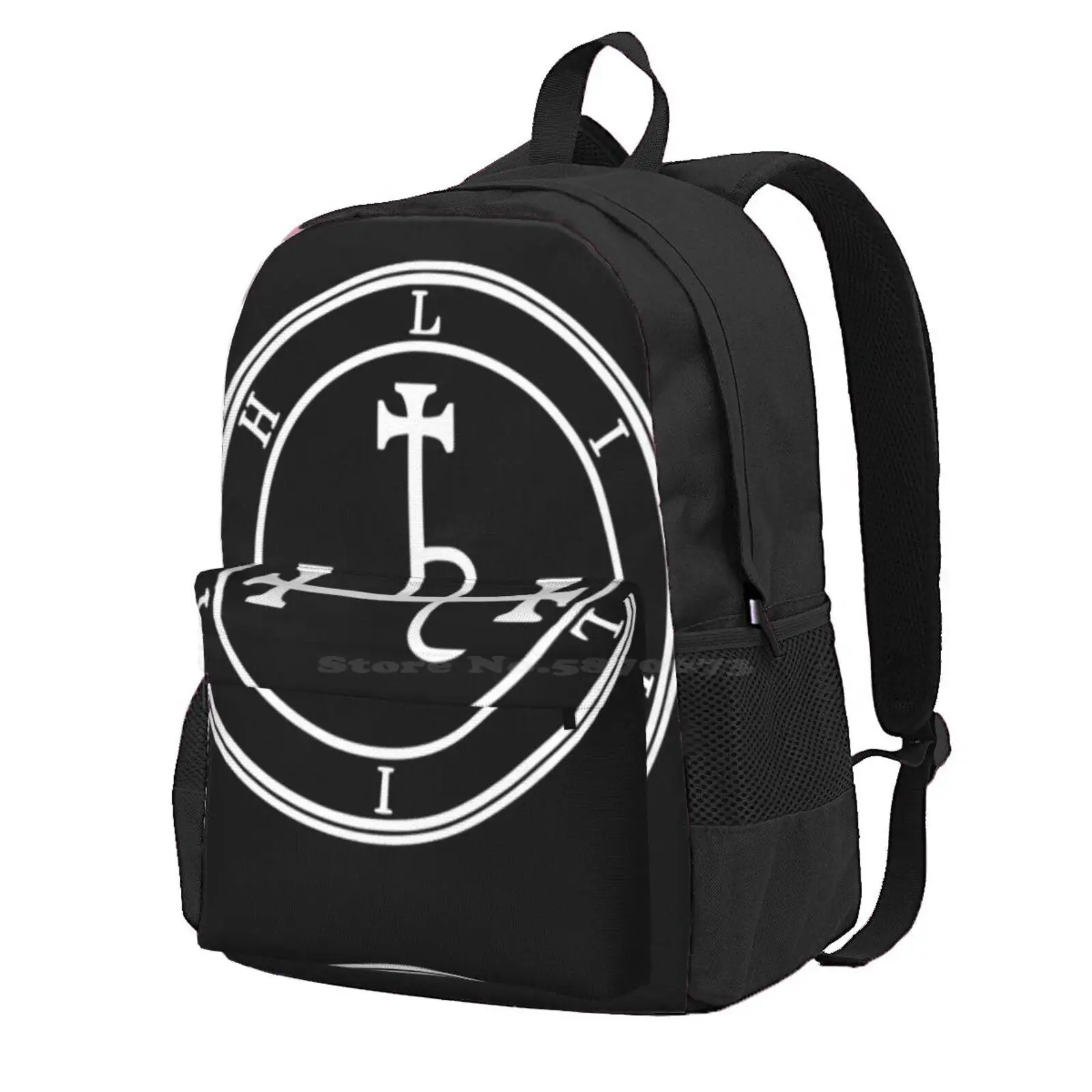 Lilith Female Devil Occult Gothic Lilith Satanic Pagan Lilith Samael Sigil Hot Sale Schoolbag Backpack Fashion Bags Sigil Of