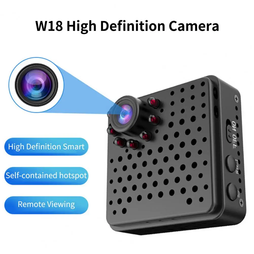 W18 Mini Camera High Resolution Motion Detection Night Vision Wireless 1080P Infrared Smart IP Camera HD 1080P Wireless For Home