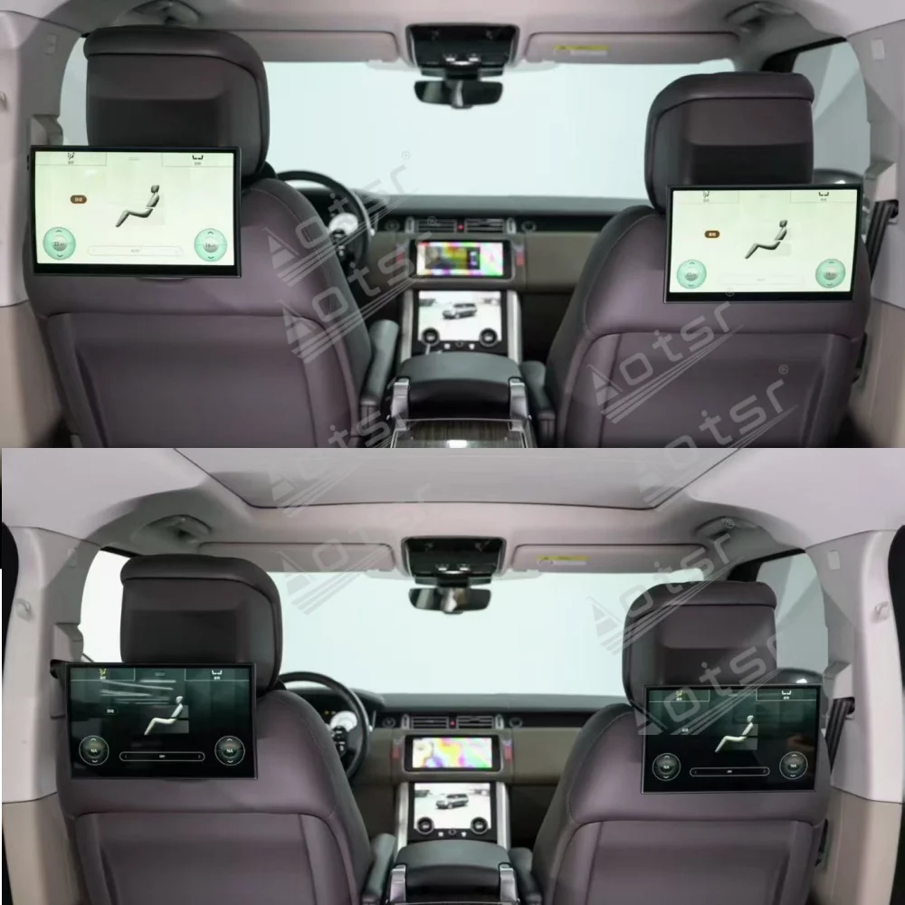 11.4 inch Qualcomm For Range Rover Vogue Sport 2018~2025 Android Car Headrest Video Player Rear Entertainment Screen TV Player