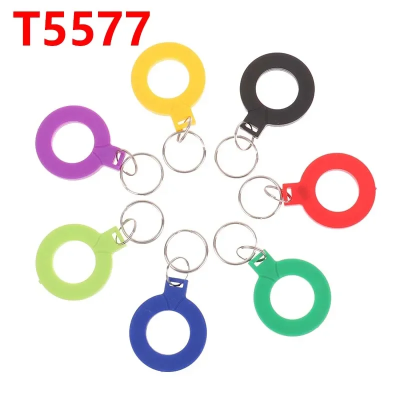 

5-100Pcs ID T5577 Rewritable 125KHz Blank Rewritable Key Tag Smart Ring Access Control Cards NFC Chip Keyfob Copy EM4100 TK4100