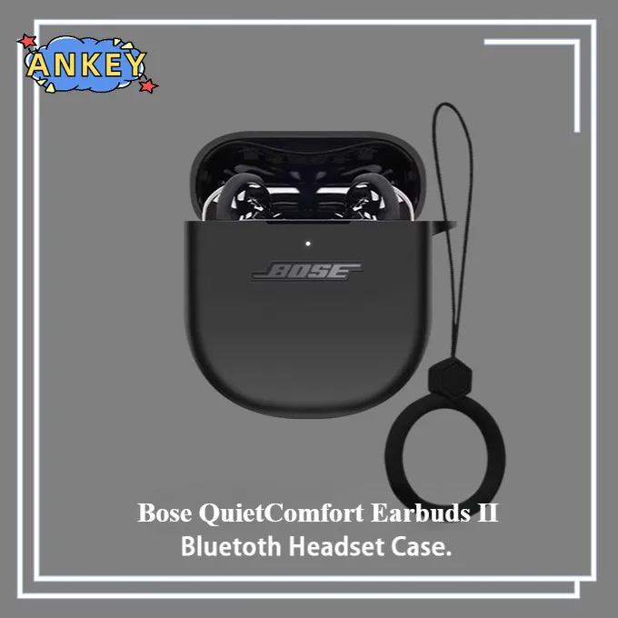 

Для наушников Bose QuietComfort II, защитный чехол для наушников, кольцо, мягкие силиконовые беспроводные Bluetooth-наушники, чехол для переноски