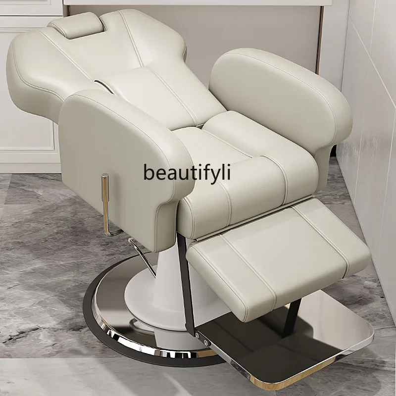 

Hair salon special head treatment hair chair perm and dye shave reclining hair cutting seat