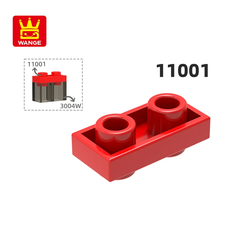 Wange 11001 50g/140PCS 1x2 Bidirectional Building Block MocCompatible with Brick DIY Children's Toy Assembly Gift