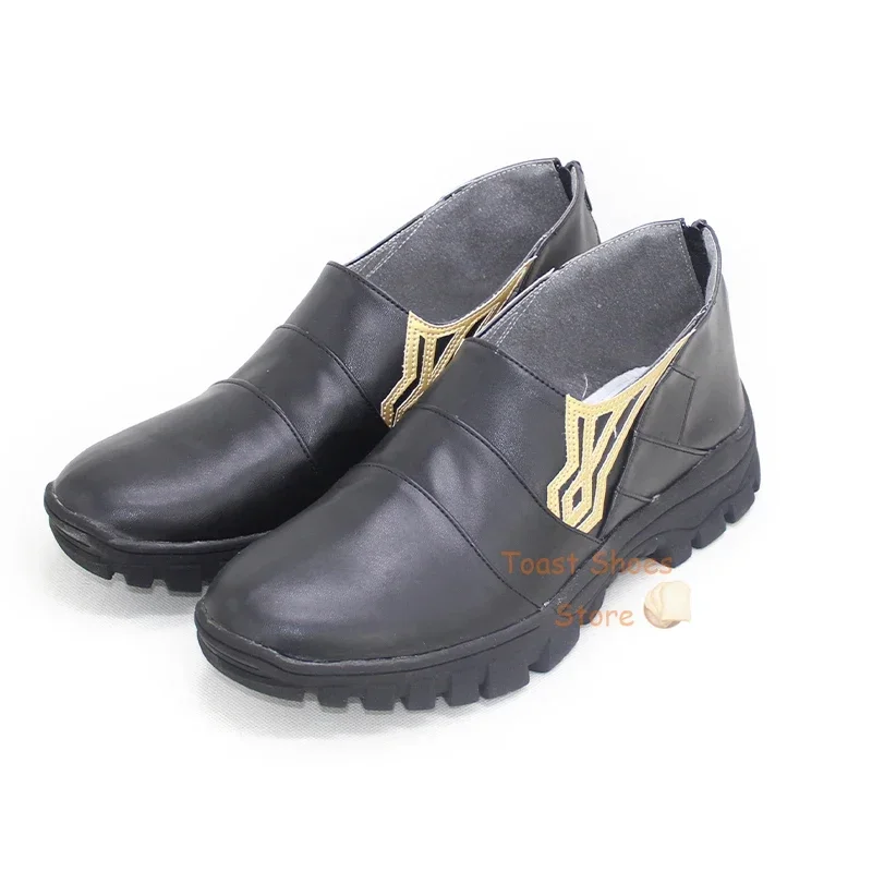 Jeu Genshinimpact Dainslepostal Cosplay Shoes, Comic Anime Game, Py Play for Con, Halloween Cosplay Costume Prop Shoes