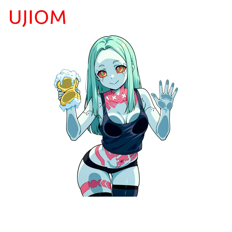 UJIOM Enchanting Sexy Rebecca Wall Sticker Popular Eye Catching Waterproof Picture Decal Suitable For Wardrobe Decoration