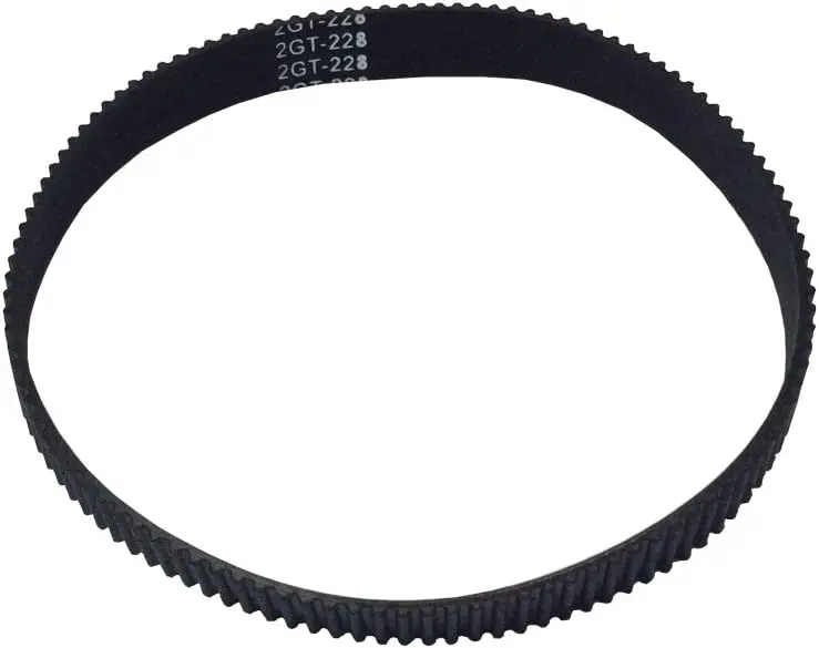 2GT Timing Belt 260-2GT-9 Rubber Conveyor Belt L=260mm W=9mm 130 Teeth in Closed Loop for 3D Printer Pack of 2pcs