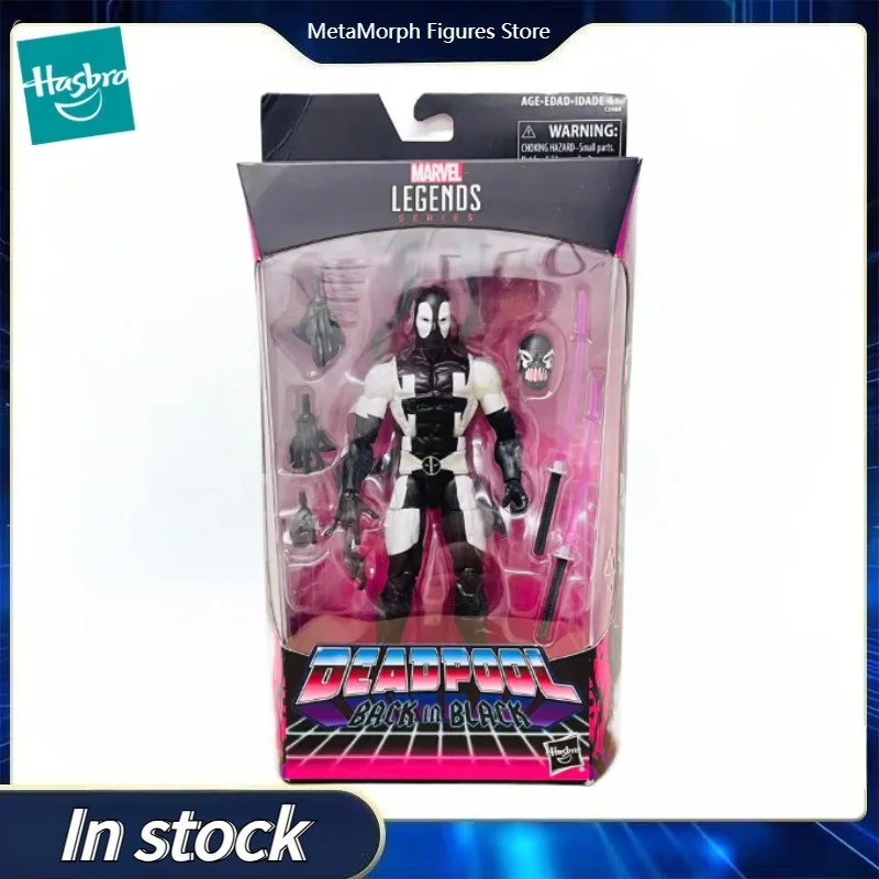 

Original Hasbro Marvel Legends Series DEADPOOL BACK IN BLACK Anime Figure Toy Collection Gift