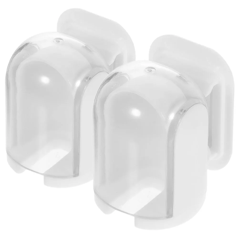

2pcs Toothbrush Holder Bathroom Shelf Hanging Rack Organizer Wall Mount Mini Sleek Design Durability