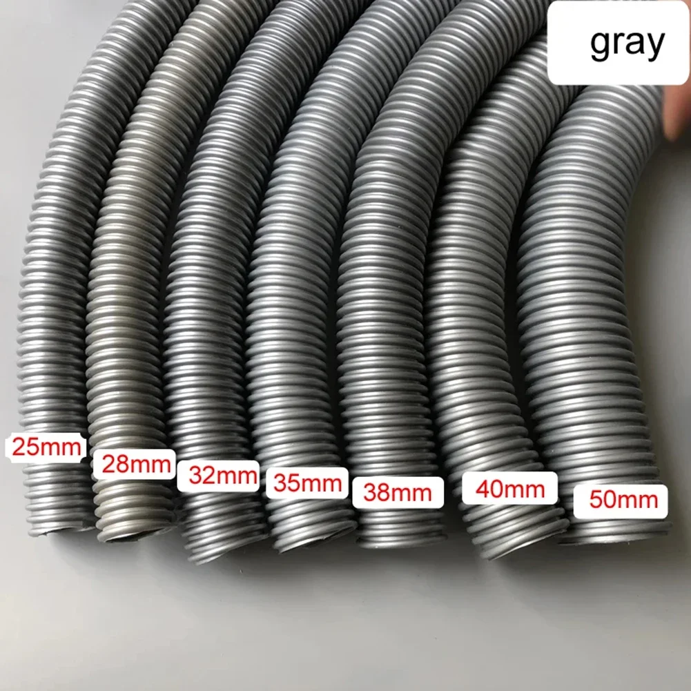 1m Flexible Vacuum Cleaner Thread Hose Inner 50mm Straws Spare Parts Replacement Vacuum Cleaner Universal Hose Household Tool