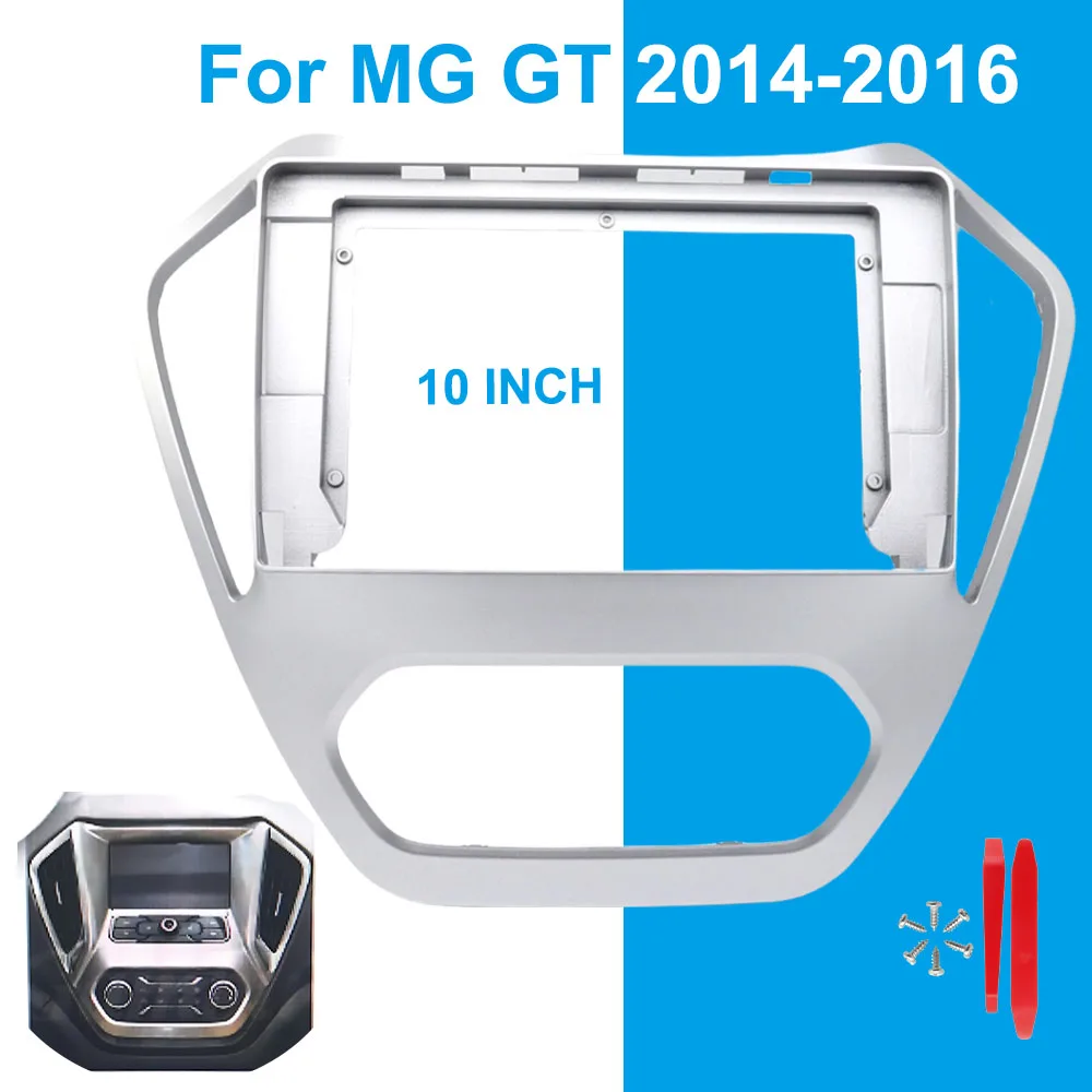 

10 Inch Car Radio FIT DVD GPS Mp5 ABS PC Plastic Fascia Dashboard Plane Frame for Rover MG GT 2014-2016