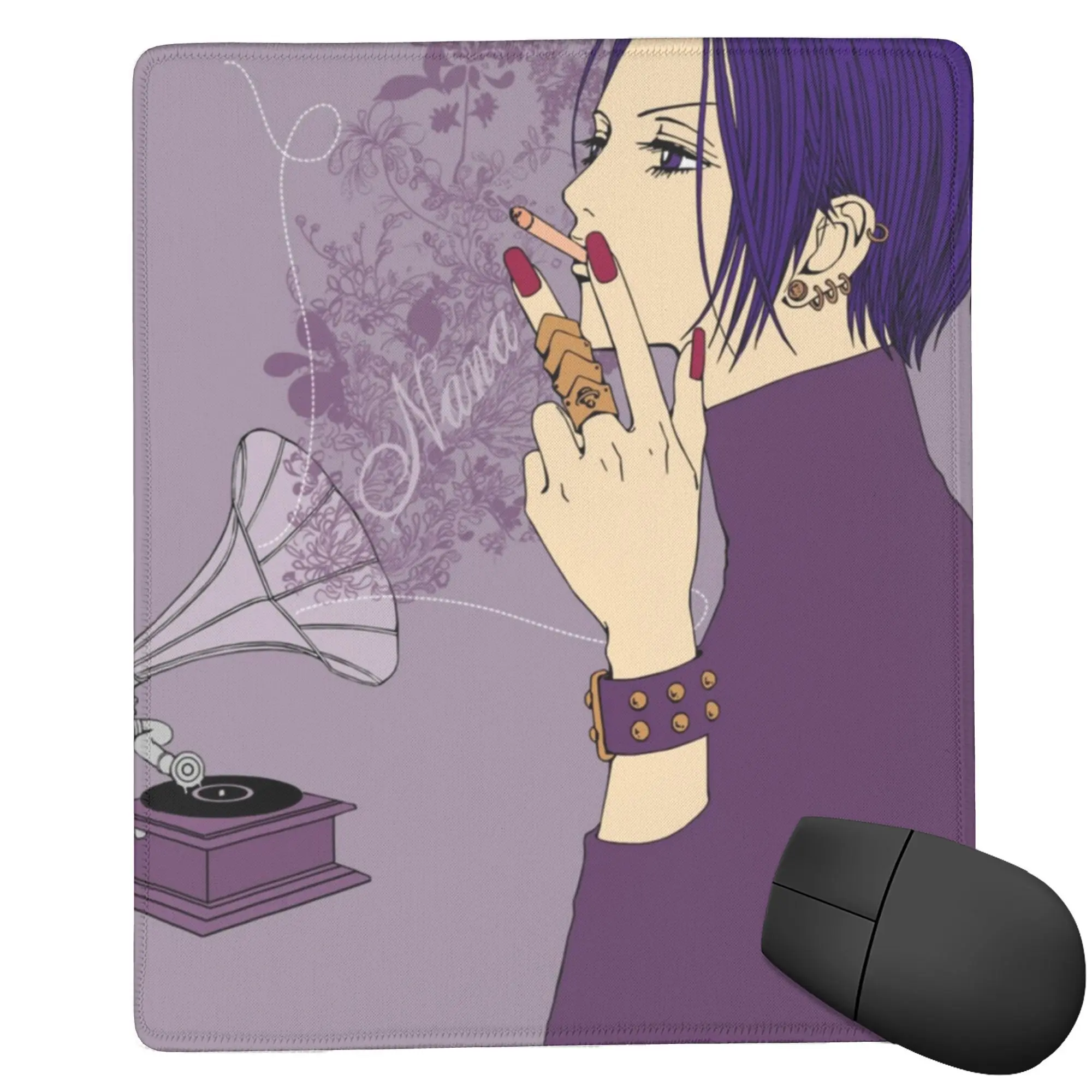 

,Nana Osaki Коврик для клавиатуры и стола Коврик для мыши Аниме Игровая ткань Коврик для компьютерной мыши