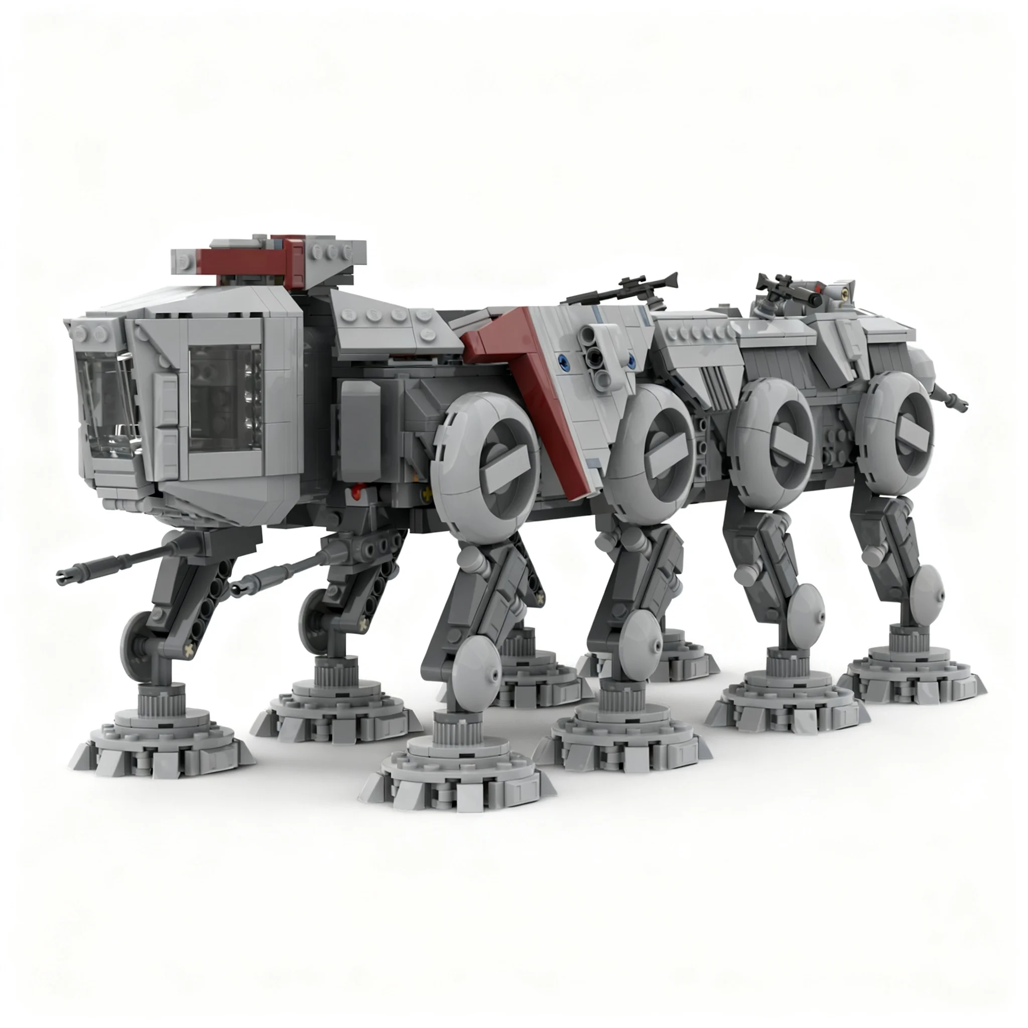 2250pcs MOC Republic AT-OT Star Battle Model Building Blocks Christmas Gift Toy Architecture Display Craft Collection Brick DIY