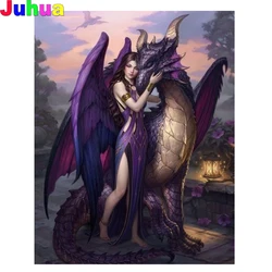 Dragon 5d diy diamond painting full drill mosaic Angel fairy diamond embroidery gift diamond stitch Handmade art home decor