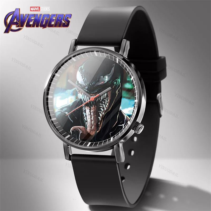 Thor VENOM Marvel Avengers Fashion Watch for Men Reloj Hombre Quartz Wristwatches Student Relogio Masculino Cartoon Figures Gift