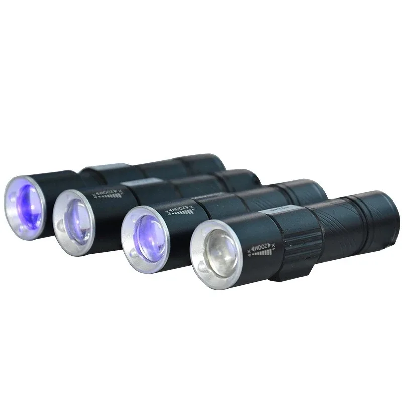 

UV curing machine UV glue quick drying experiment UV light irradiation small flashlight handheld uvled light solid