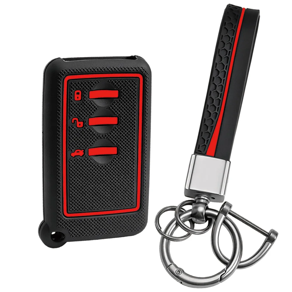 silicone remote shell For Subaru Forester Outback Crosstrek Impreza Ascent WRX BRZ Legacy XV with wrist strap and key ring