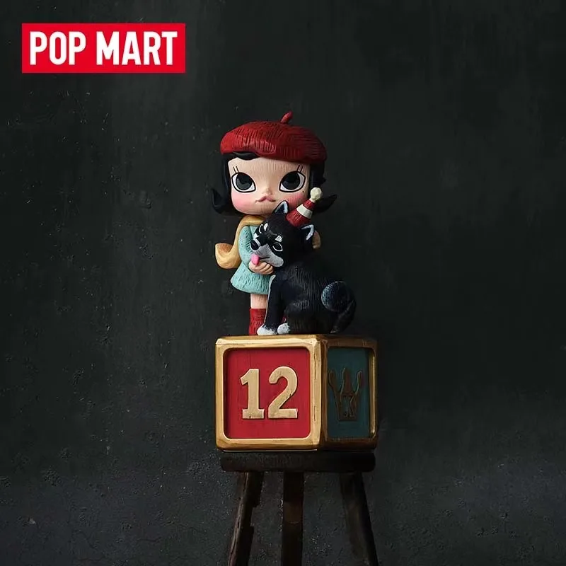 

POP MART Molly Anniversary Statues Classical Retro Series Blind Box Mystery Box Kawaii Ornaments Figurines Home Decor Desktop