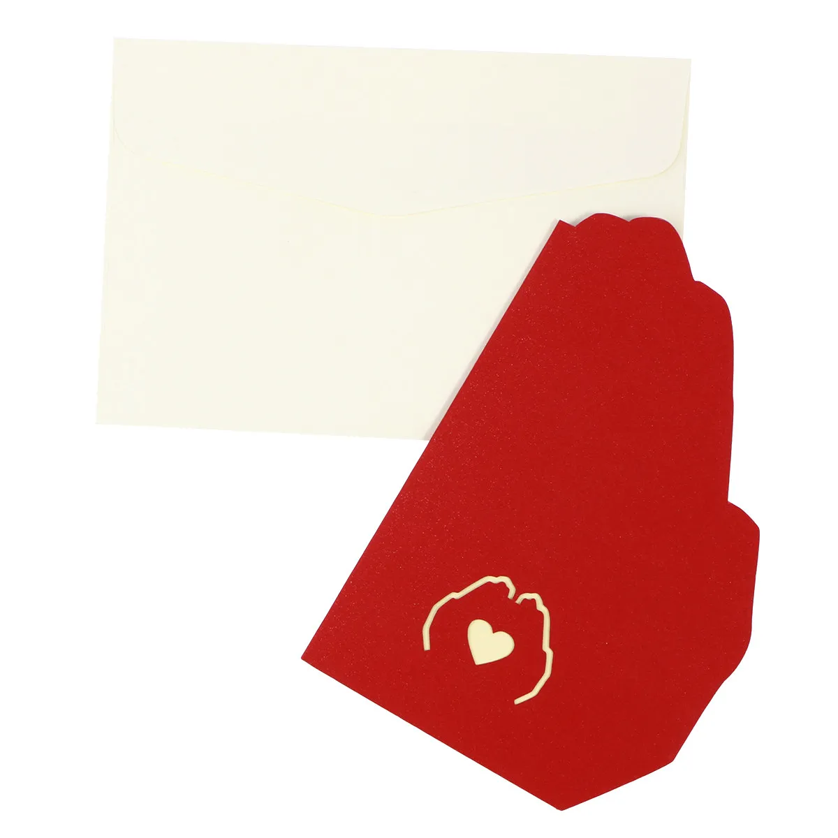 3D Up Card for Mom Exquisite Premium Paper Greeting Card with Customizable Blank Area Mother's Day Thank You Gift Red Design