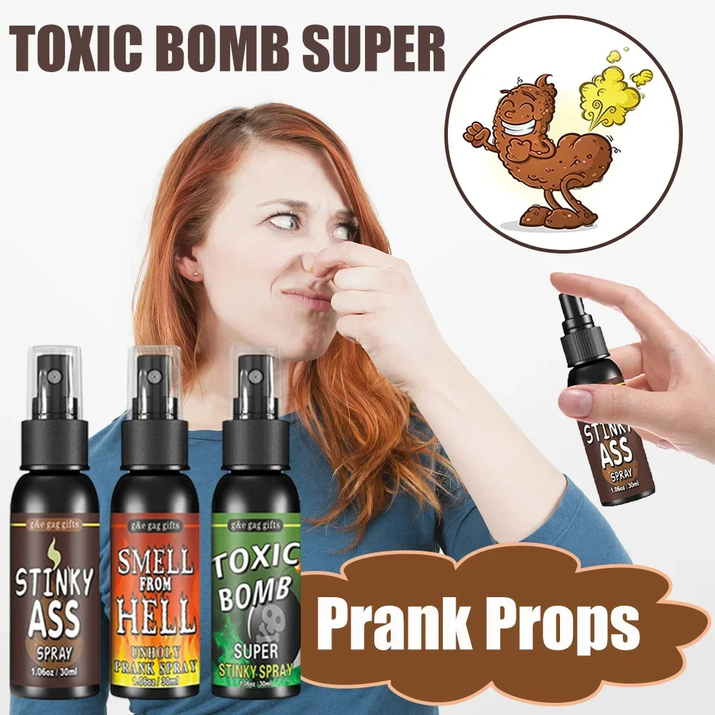 Semprotan bau dari Hell 30ml semprotan kentut tahan lama untuk Pranks cairan assart lucu hadiah