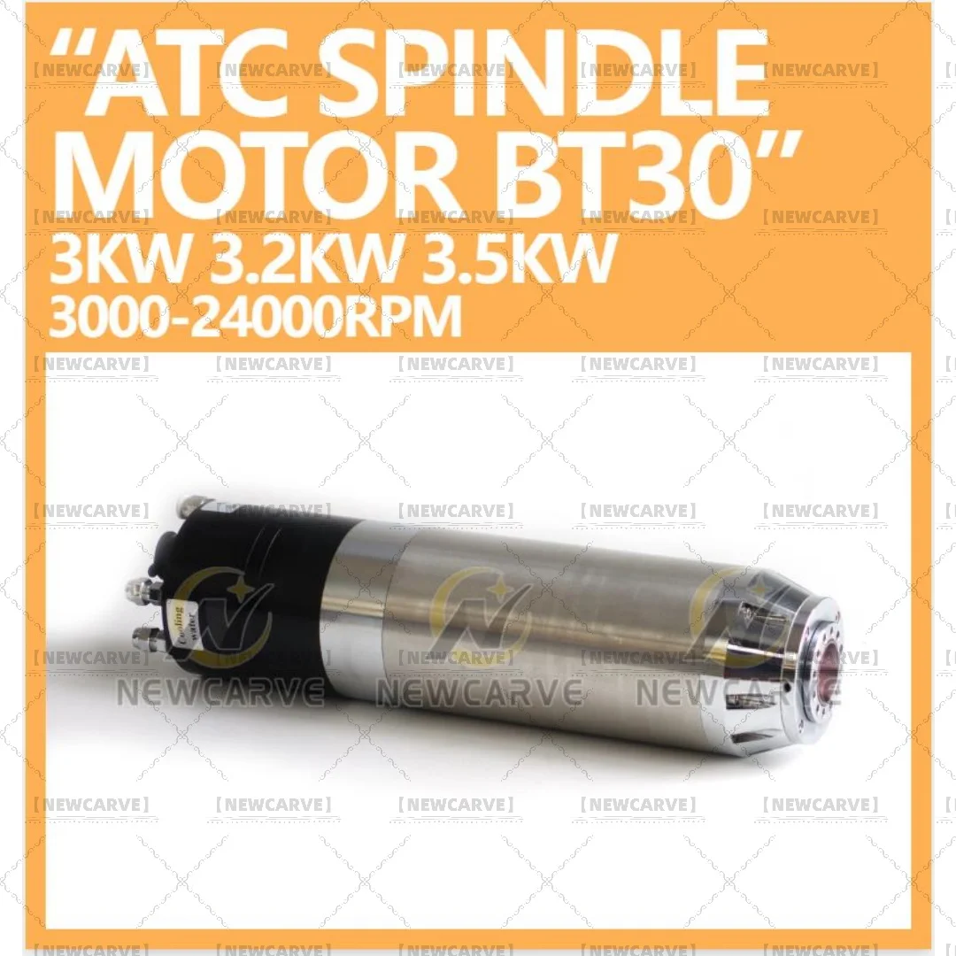 3KW 3.5KW BT30 ATC Spindle Motor CNC Automatic Tool Change Spindle Water Cooling Motor 220V 380V For CNC Engraving Milling Metal