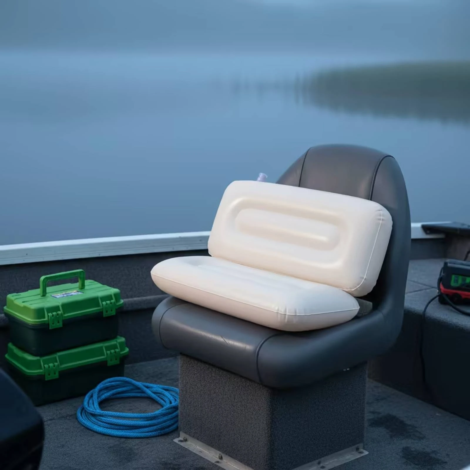 Inflatable Boat Cushion Comfortable Inflatable Seat Cushion Compact Thick for Boaters