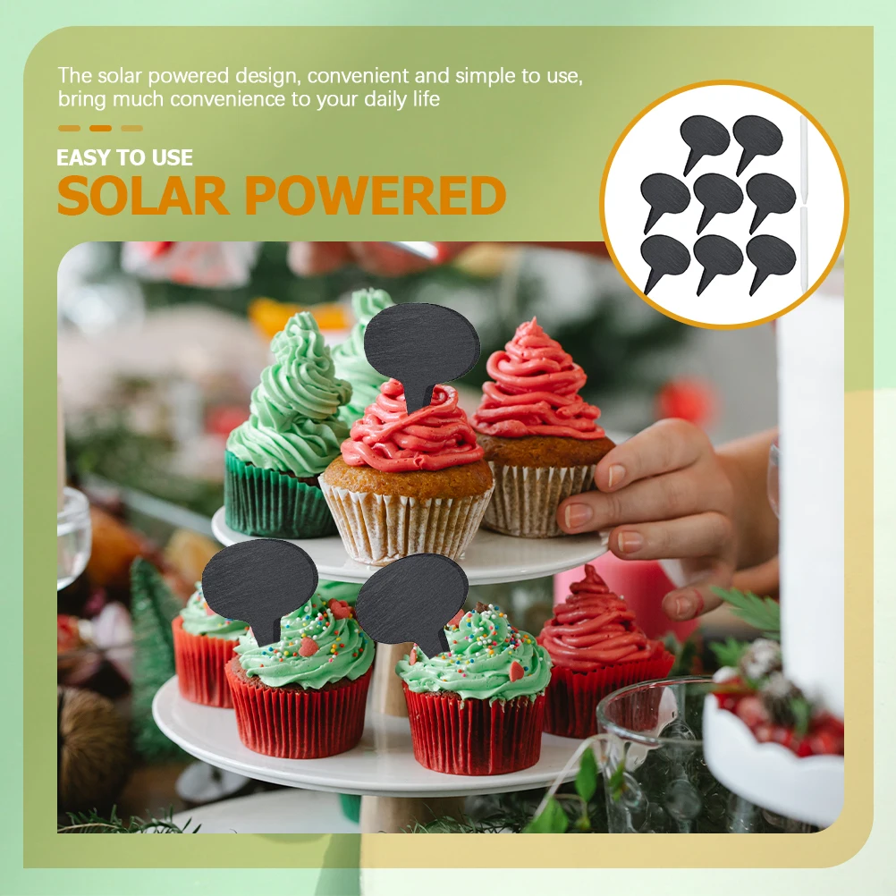 

Cheesecake Chalk Board Sign Stylish Stone Labels Signs for Food Table Marker Chalkboard Mini Buffet Plaque with Small Dessert