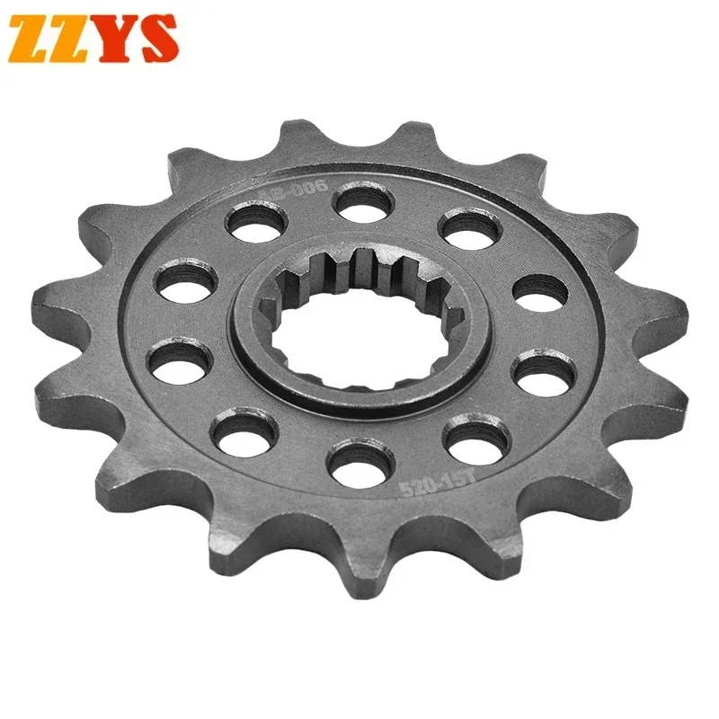 520 15T Front Sprocket Gear Staring Wheels Cam For Kawasaki Road ZX-6R Ninja ABS ZX6R Ninja KRT Edition ZX636 ZX636F ZX 6R 636