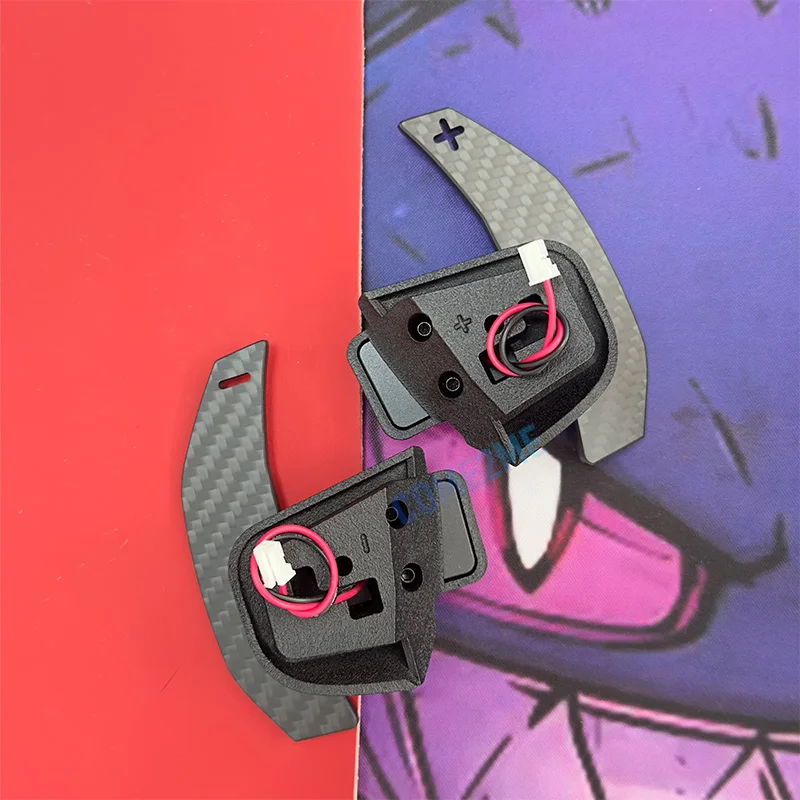 Magnetic carbon fiber paddle shifters, suitable for Volkswagen Golf 8 MK8 CC GTI R Polo steering wheel accessories