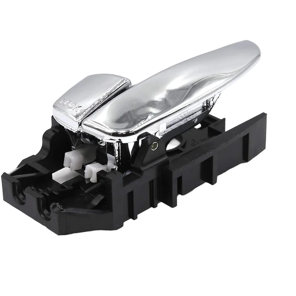 Car Left Interior Door Handle Silver Chrome Inner Handle Compatible With Hyundai Elantra XD Left Driver Side oem 826102D000