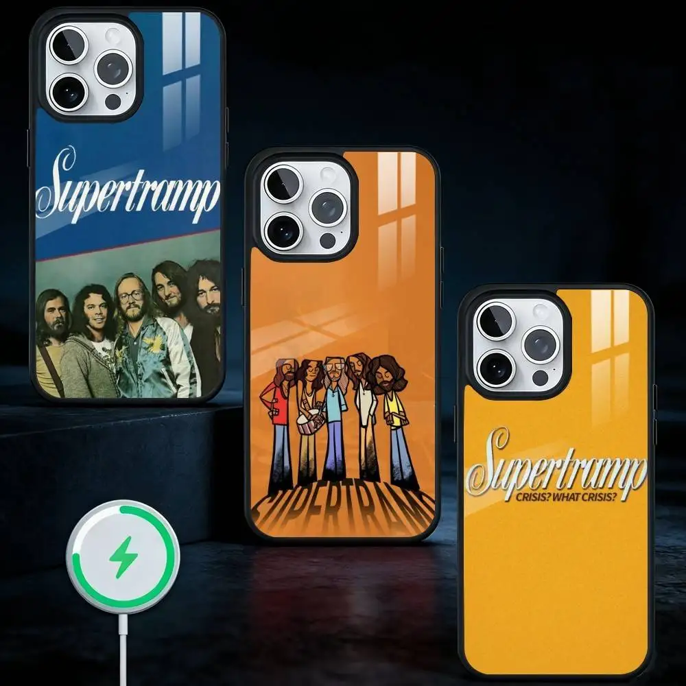 

S-Supertramp B-Breakfast in A-America Phone Case For iPhone17,16,15,14,13 Plus,Pro Max Magnetic For Magsafe Wireless Charging