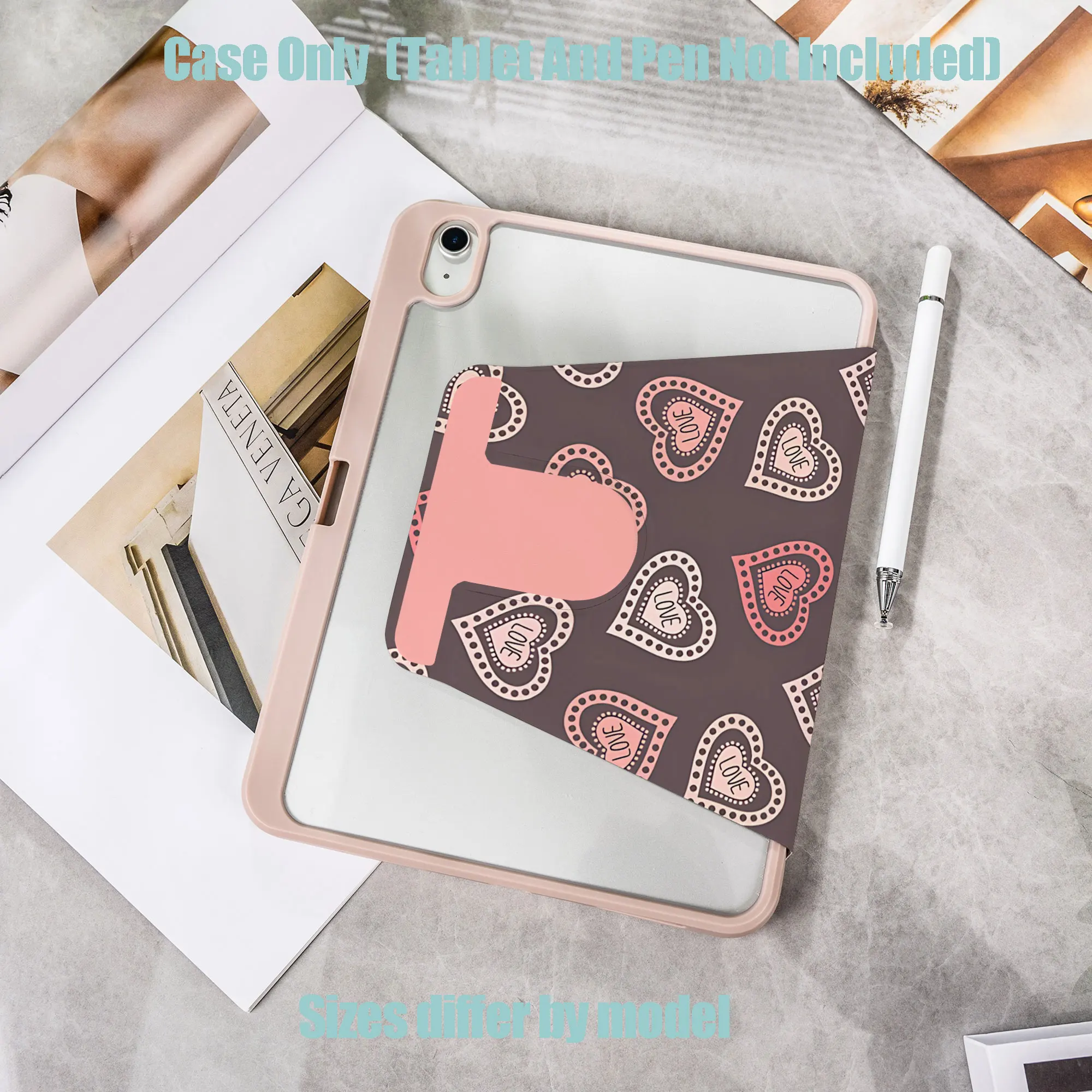 Shockproof TPU Tablet Protective Case with Pencil Holder Auto Sleep Wake for Apple /Samsung/Xiaomi/Redmi/Huawei/Honor