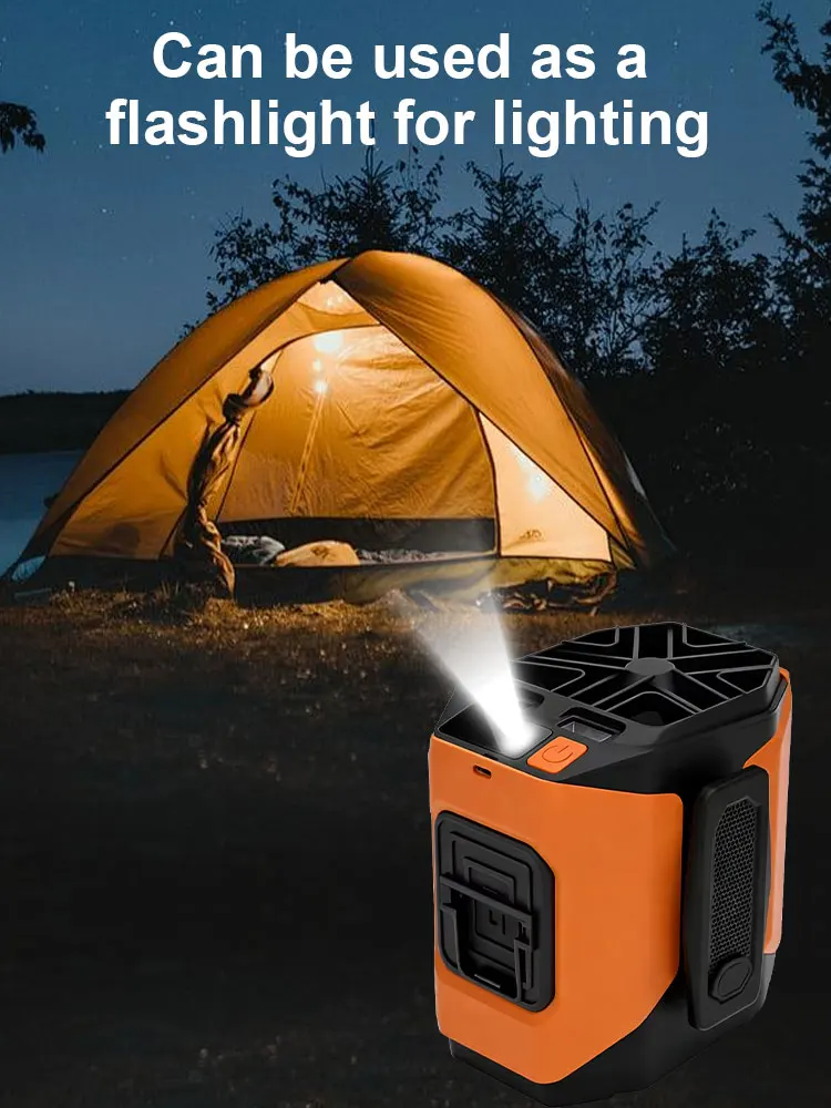 10000mAh Tragbarer Taillenventilator, 5-Gang, Leichtgewicht, 40 Std. Laufzeit, Freihändig für Outdoor, Baustelle, Reisen, Langstreckenaktivitäten – Detail 1