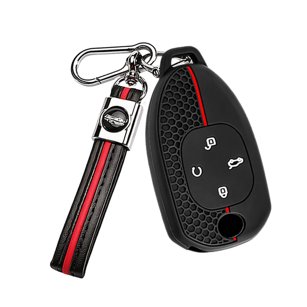 Remote Key Protector With Lanyard For GAC GS3 GS4 GS5 GS8 GA4 GA6 GA8 GM6 GM8 Empow M8 E9 ES9 Shadow Shock Absorbing Non Slip