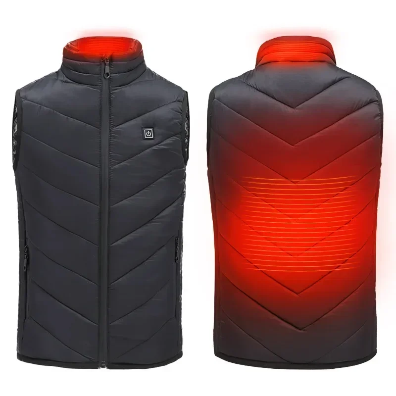 Children's zone 2 fever vest USB heating cotton coat heating vest  teenagers USB Electric Washable Thermal Clothing for Cycling