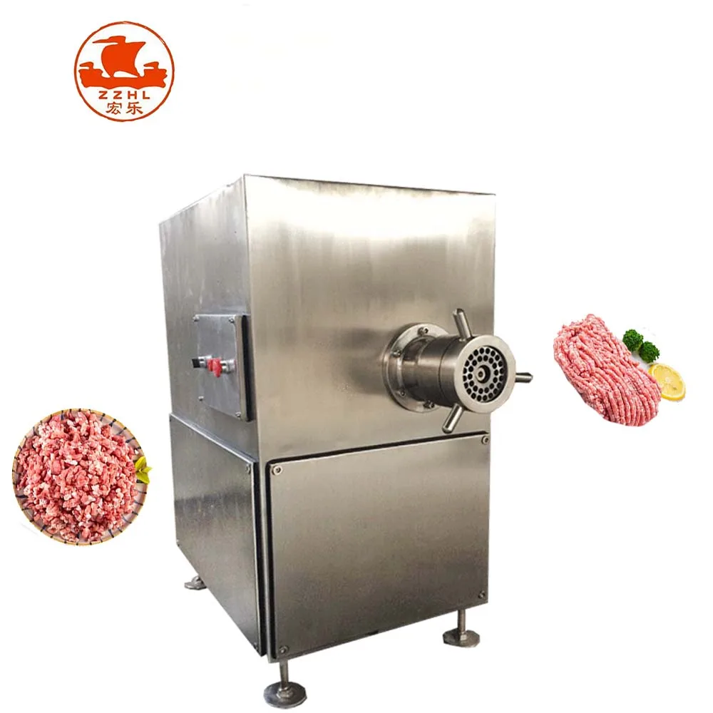 Industrial Meat Grinder Processing Machinery Frozen Fresh Meat Block Mincer Electric Meat Grinder Machine