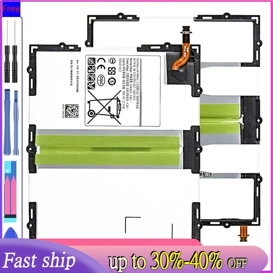 

7800mAh Tablet Battery for Samsung Galaxy Tab A 10.1 2016 T580 T585 T580N T585N, EB-BT585ABE