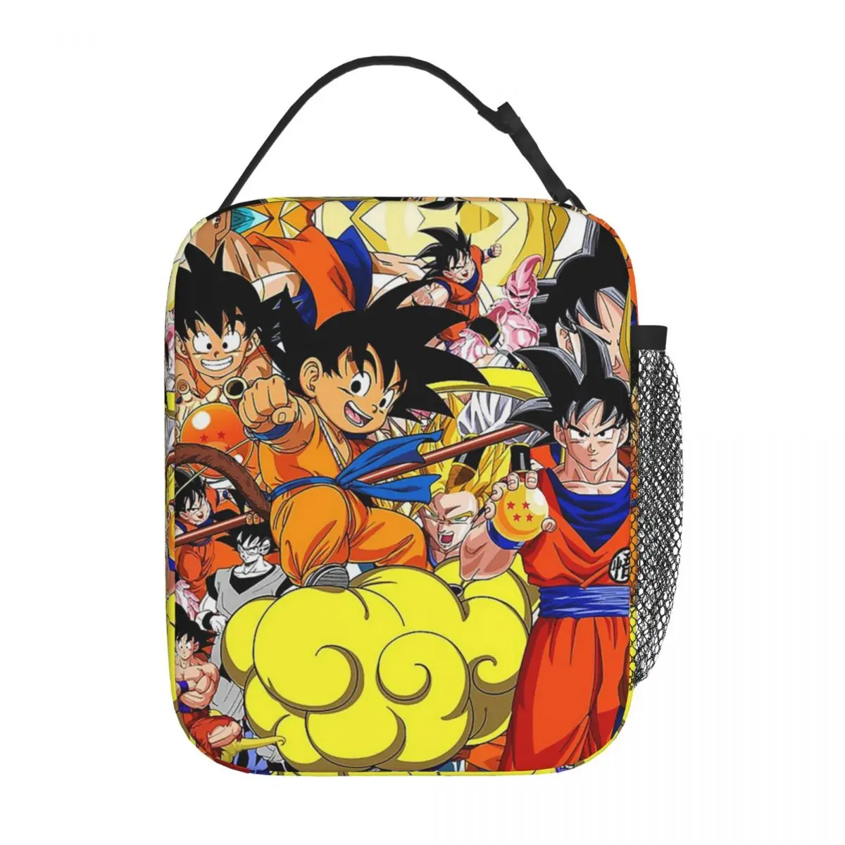 Dragon Ball Z Goku Vegeta DBZ Insulated Lunch Bags Large Meal Container Thermal Bag Tote Lunch Box Work Travel Bento Pouch