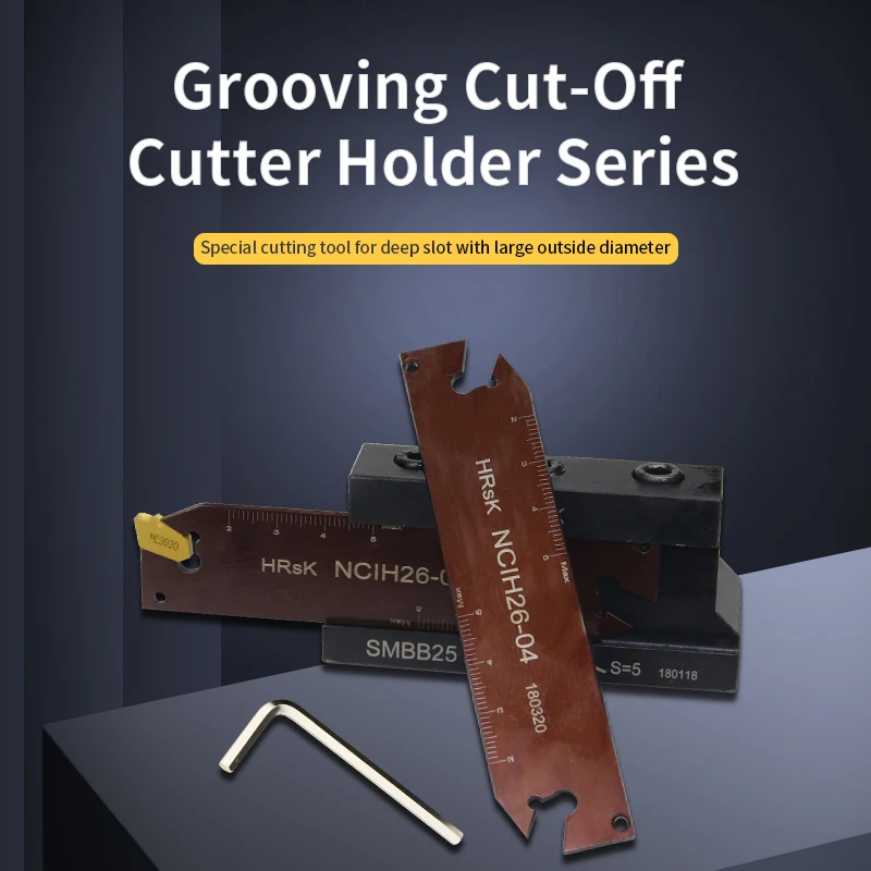 SMBB2026/SMBB2526/SMBB2032/SMBB3232 Grooving Cut-Off Cutter Holder NCIH26-2 NCIH32-3 NCIH32-4 Parting Blade SP200 SP300 SP400