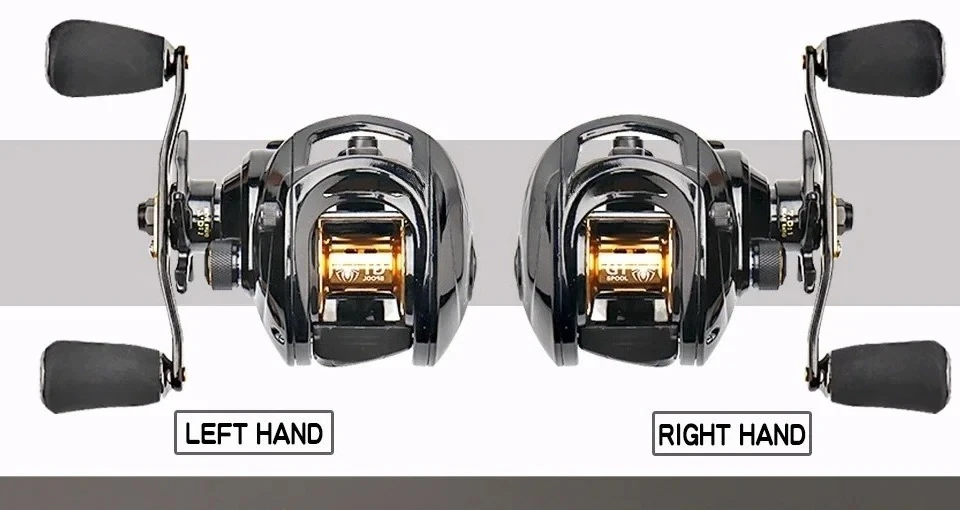 Reel 12kg Max Resistance 17 + 1BBs Leave Right Hand Lure Bait Fishing Toss Reel