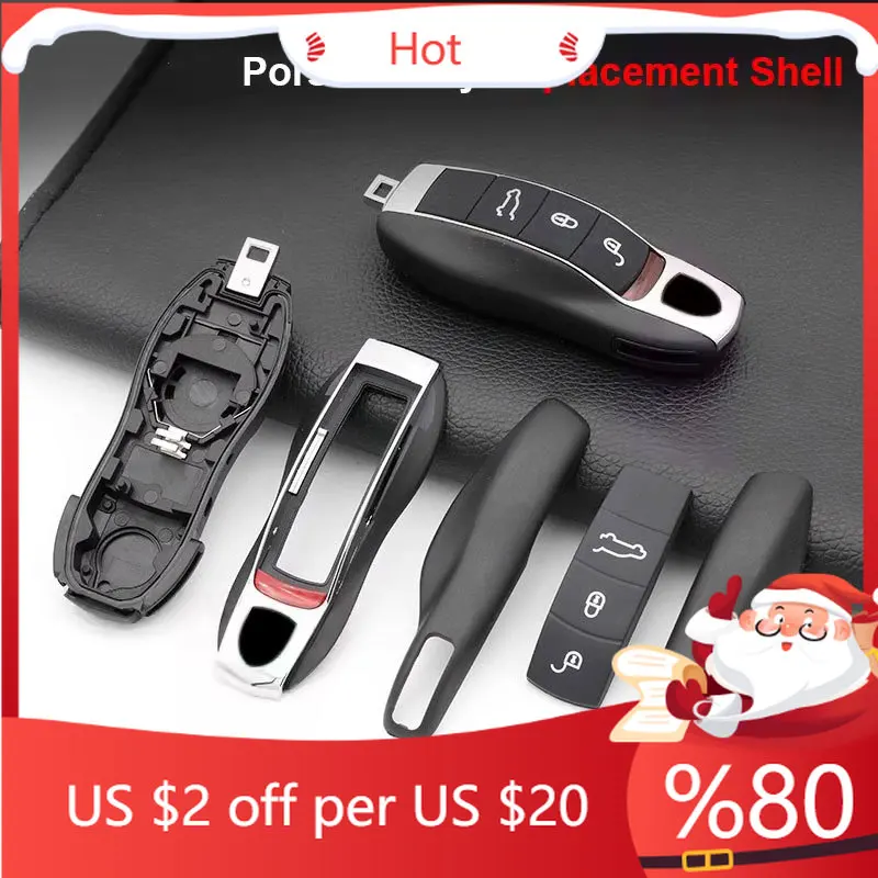 Etui-pour-cle-de-voiture-boitier-de-modification-de-telecommande-autocollants-interieurs-de-remplacement-tendance-pour-porsche-cayenne-macan-panamera-718-boxster-911