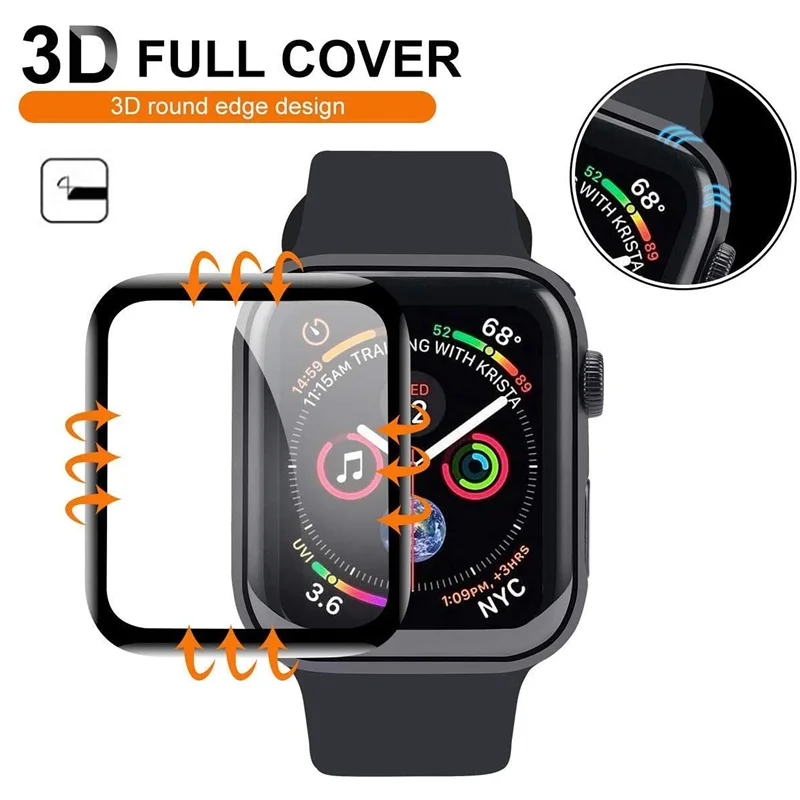 3D Waterproof Full Screen Protector For Apple Watch Ultra 8 7 6 SE 5 49mm 45mm 41mm 40mm 44mm Not glass For iwatch 8 Ultra 49mm